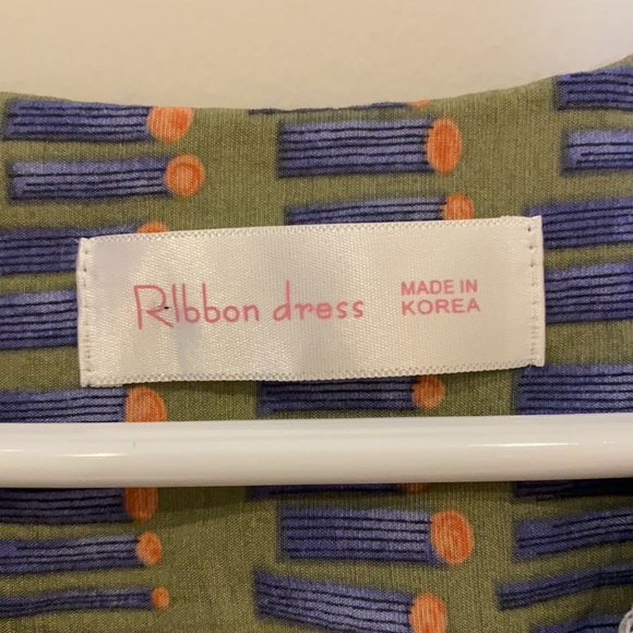 Vintage midi dress with lace collar in size Small - Picture 5 of 9